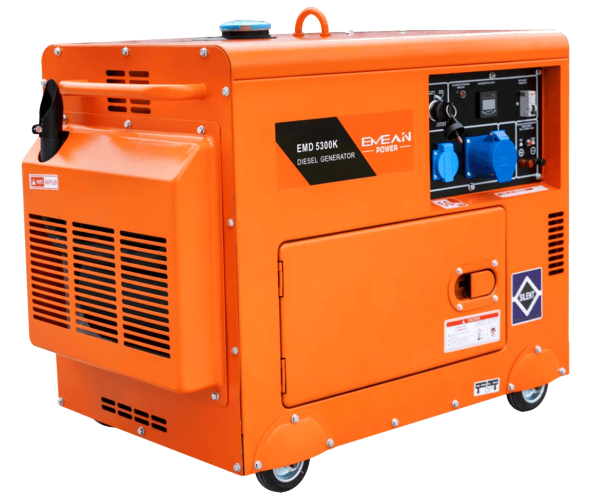 5kVA Sessiz Dizel Jenerat&ouml;r &ndash; Hava Soğutmalı | EMEAN
