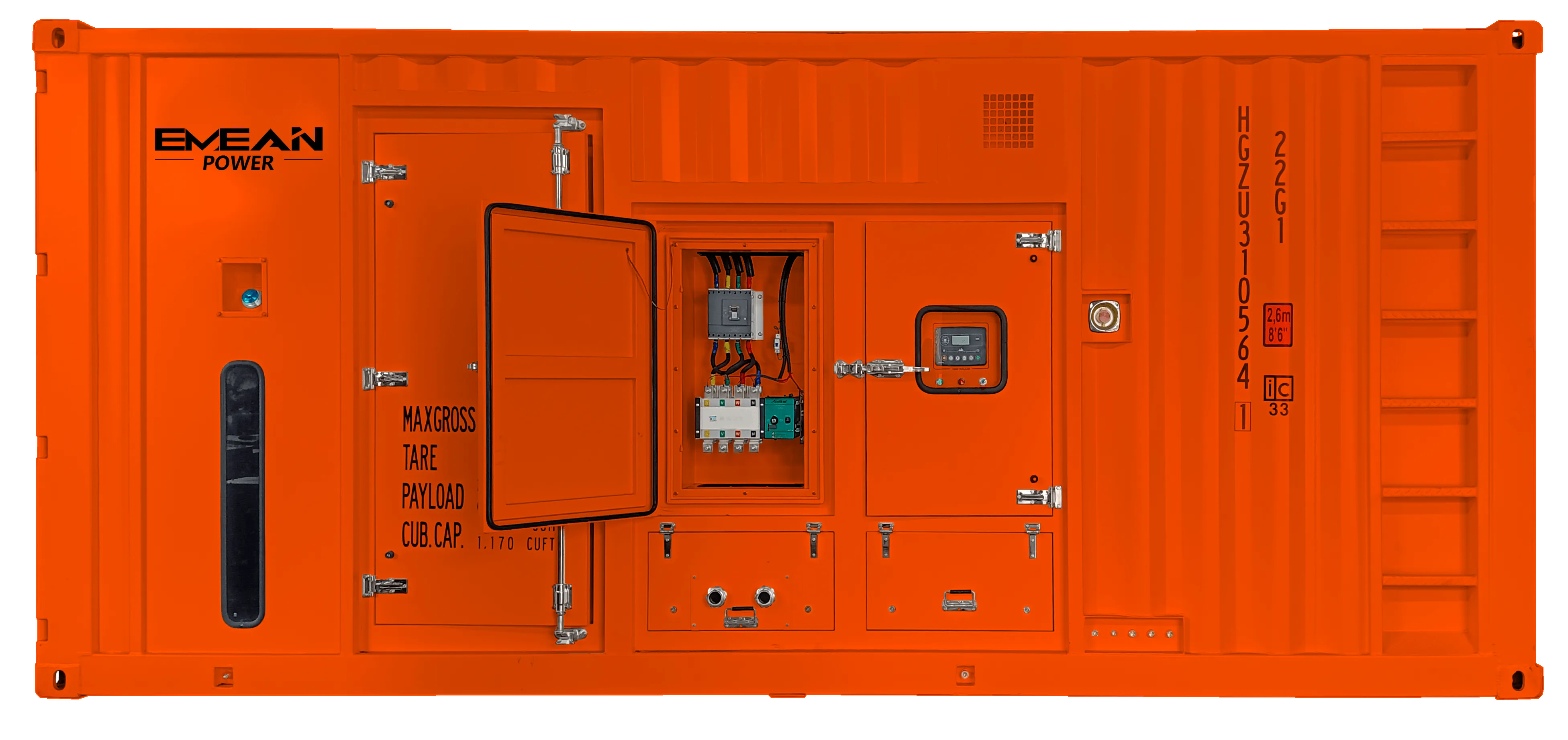 1500KVA/1200KW WEICHAI Motorlu Konteyner Tipi Jeneratör