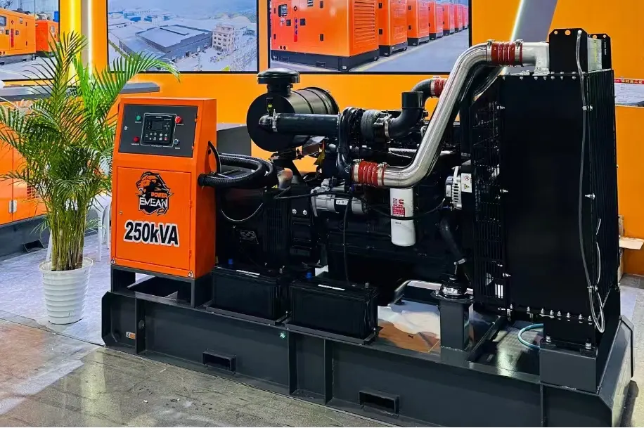 250KVA open diesel generator